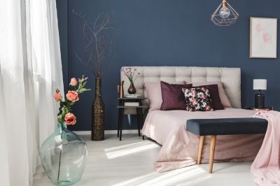 Blue Bedroom Painting